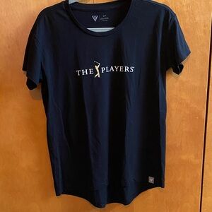 Ladies “THE PLAYERS” Black Logo Graphic Tee
